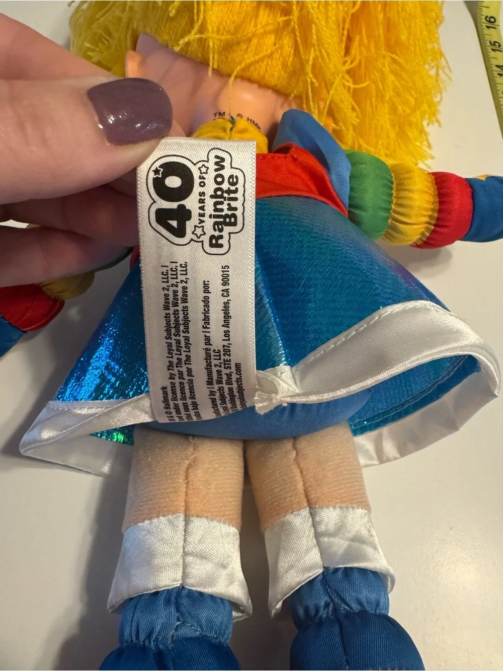 Rainbow Brite Plush Doll- Approximately 18 inches